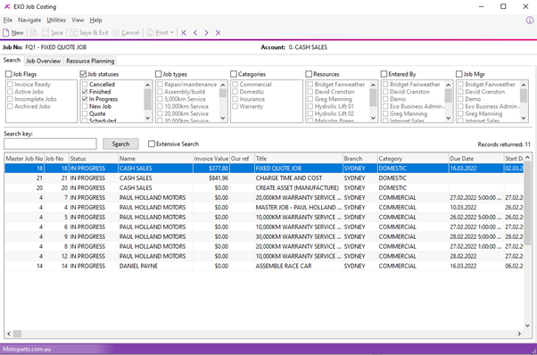 Name of key field customisation 2