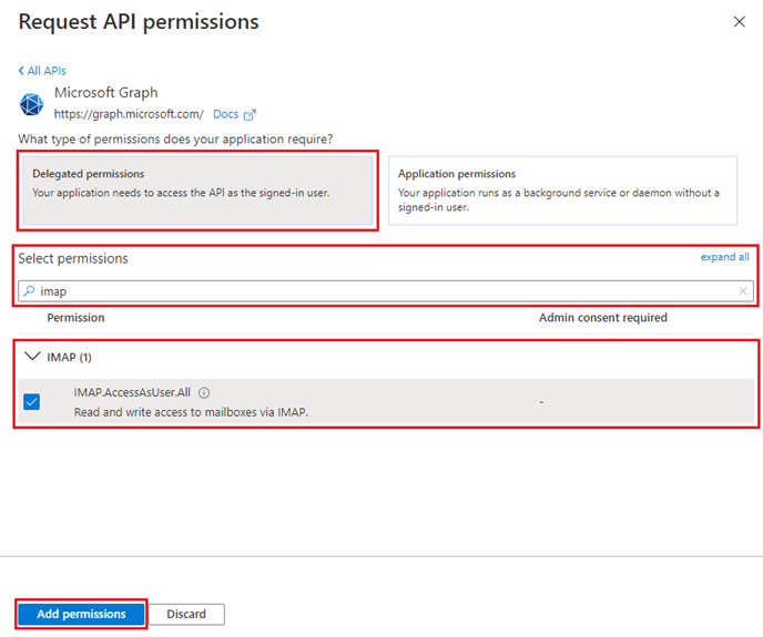 Acumatica email API permission